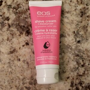 eos shave cream + mouisterizer : pomegr/raspb